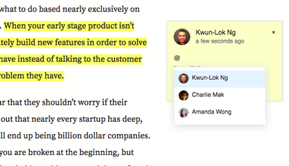 Team annotation on knowledge