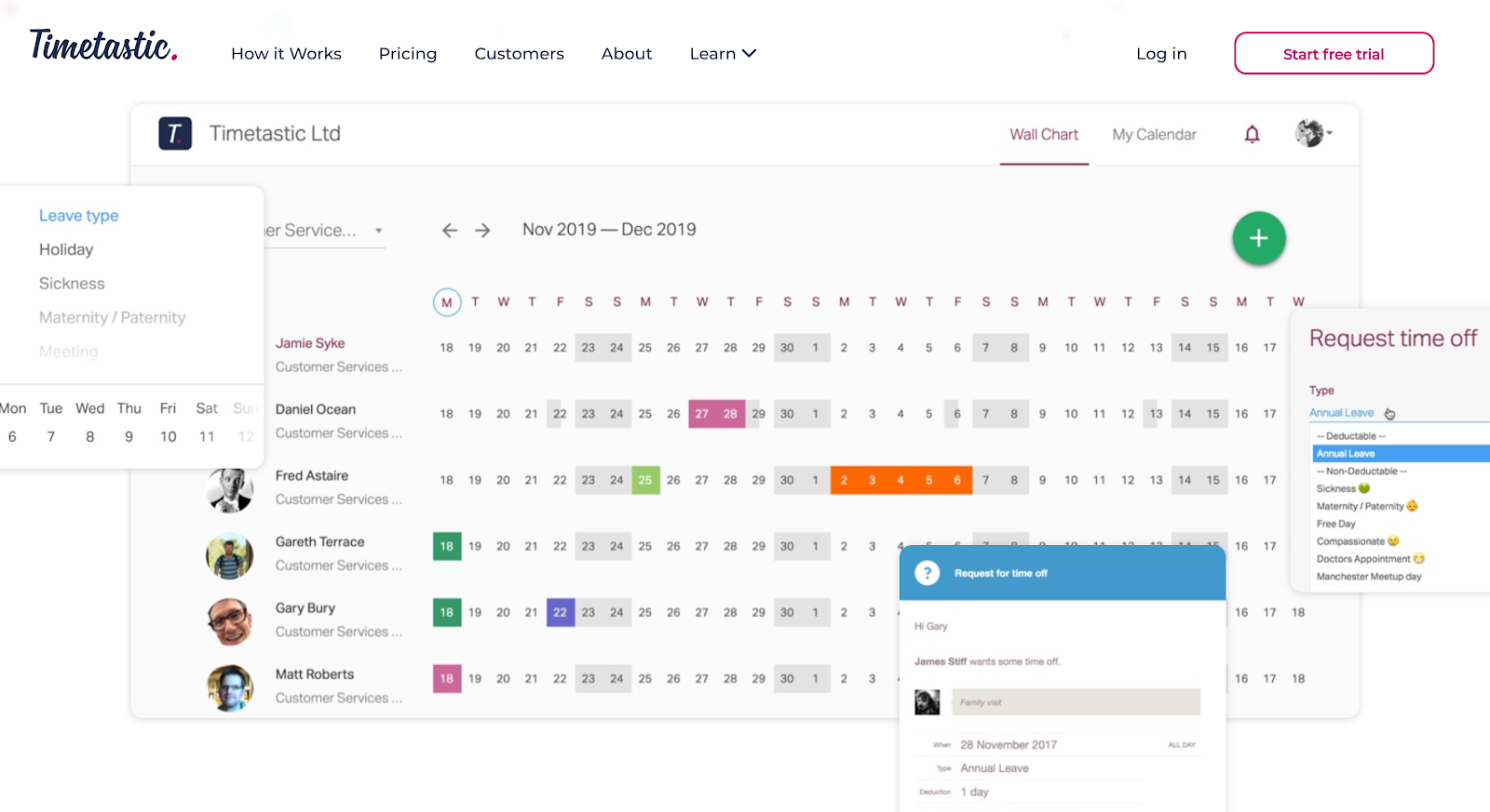 startup apps - timetastic