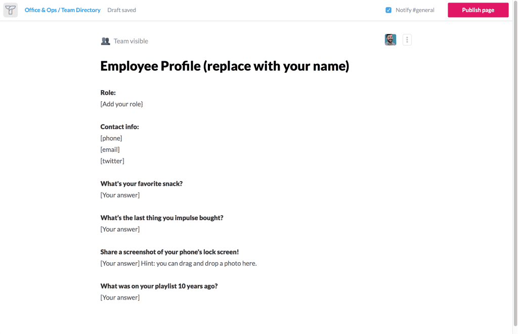 Knowledge base tool - Tettra